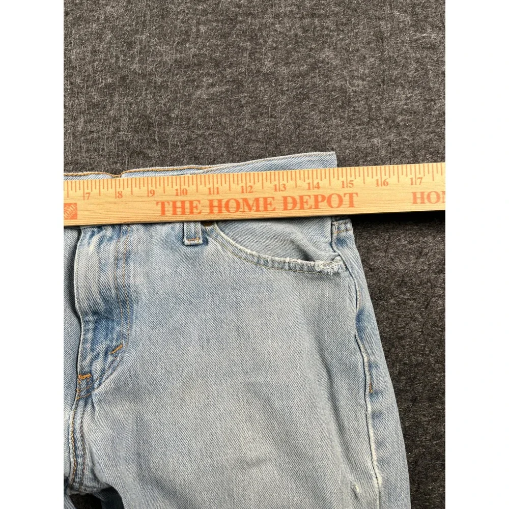 Levi's 511 Jeans Mens 30X30 Blue Denim Cotton Stretch Light Wash Straight Leg